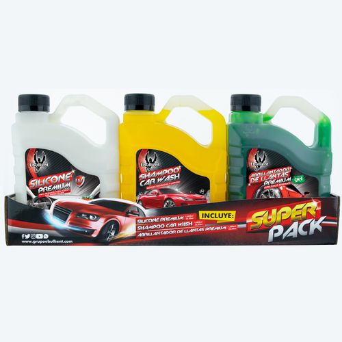 Shampoo para carro Silicone abrillantador 3 Pack