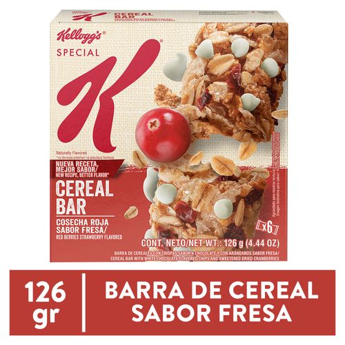 Barra Kellogg's especial cosecha roja - 126 g