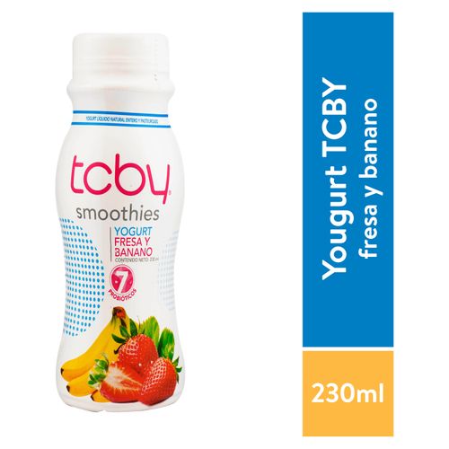 Smoothie Tcby Yogurt De Fresa Banano - 230Ml