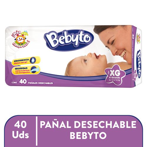 Pañal Desechable Bebyto T5 - 36Uds