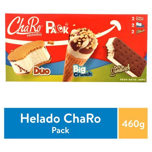 Helado Charo especial surtido 6 pack - 460 g
