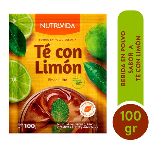 Bebida En Polvo Nutrivida Sabor Té Con Limón - 100g
