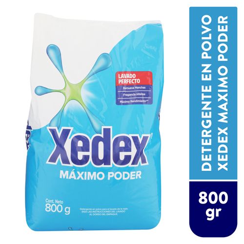 Detergente Xedex Máximo Poder -800gr