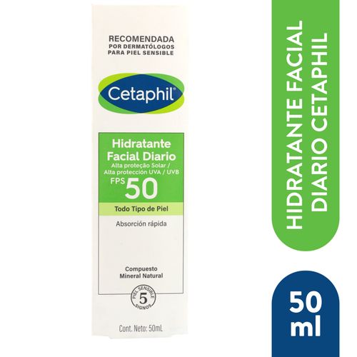 Hidratante facial Cetaphil diario FPS 50 - 50 ml