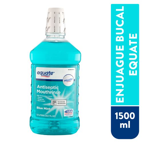 Enjuague Equate Bucal Blue Mint - 1500ml