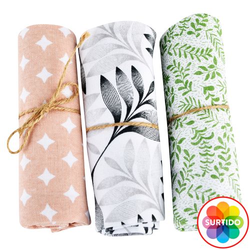 Paño para cocina Mainstays, de algodón Surtido