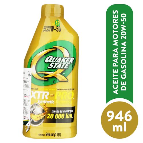 Aceite Quaker State Xtr Pro 20W50 -946 ml