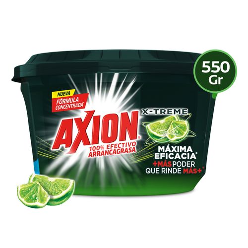 Lavaplatos Axión En Crema X-Treme - 550g