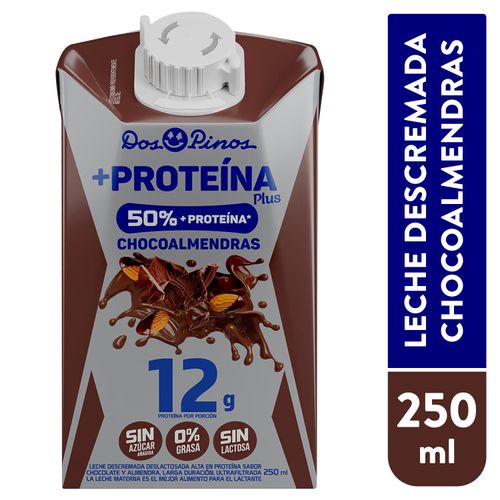 Leche Dos Pinos, Choco Almendras y Proteína - 250ml