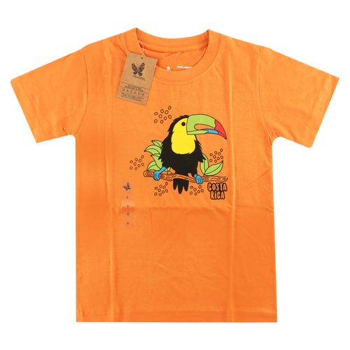 Camiseta Nino Naranja Tucan 4 Cr