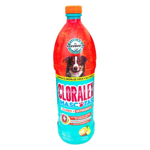 Limpiador Desinfectante Cloralex Mascotas Exteriores Botella - 950Ml