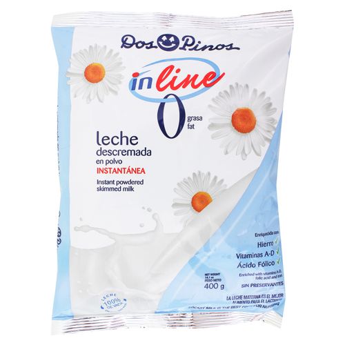 Leche Dos Pinos Polvo Descremada - 400gr