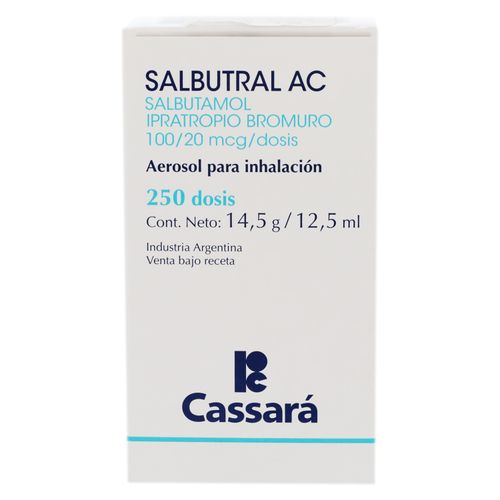 Salbutral Ac Aer Inhal 250 Dos