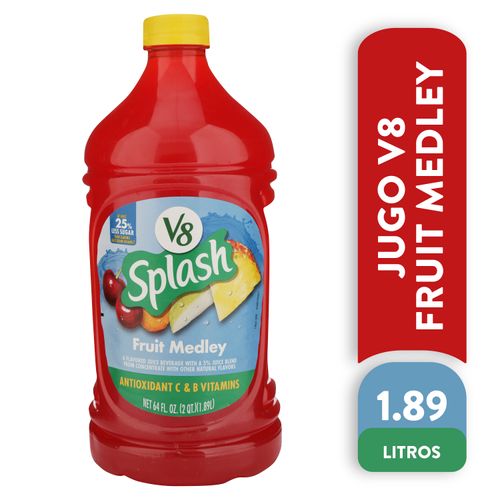 Jugo V8 Splash, Fruit Medley -1892 ml