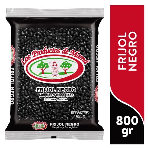 Frijol negro Los Productos de Mamá - 800 g