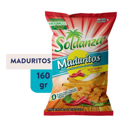 Snack Soldanza platano maduro picante - 160 g