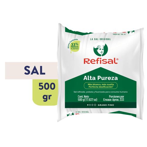 Sal De Alta Pureza Refisal -500gr