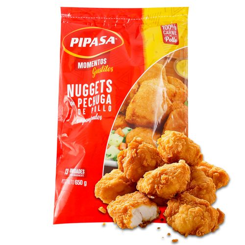 Nuggets Pipasa, pechuga de pollo -650g