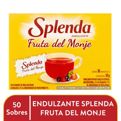 Endulzante Splenda fruta del monje 50 Uds - 50 g