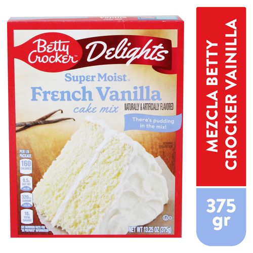 Mezcla Betty Crocker Vainilla -375 gr