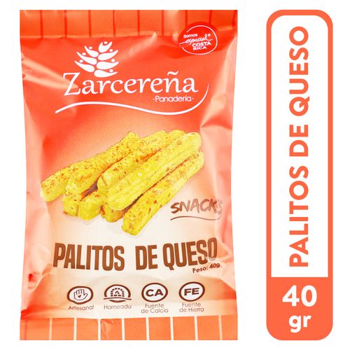 Snack Zarcereña palitos de queso - 40 g