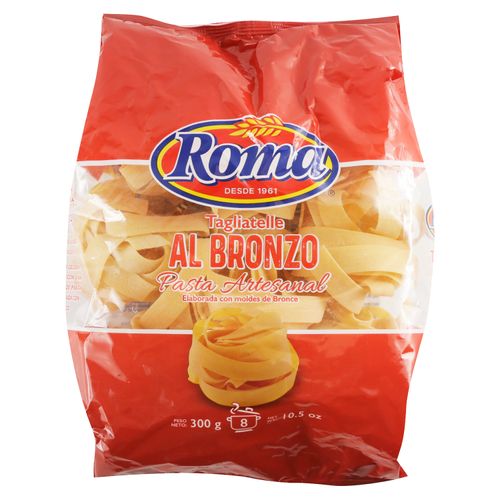 Pasta Roma tallarines al bronzo elaborada con molde de bronce - 300 g
