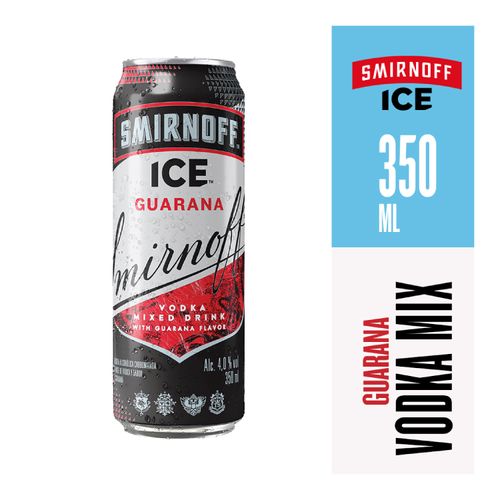 Bebida Saborizada a Base de Vodka Smirnoff Ice Guaraná Lata -350 ml