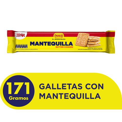 Galleta Pozuelo Dulce Mantequilla - 171 g