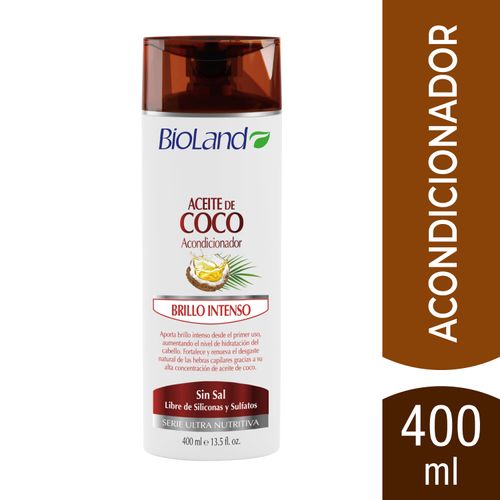 Acondicionador Bioland Aceite de Coco - 400ml