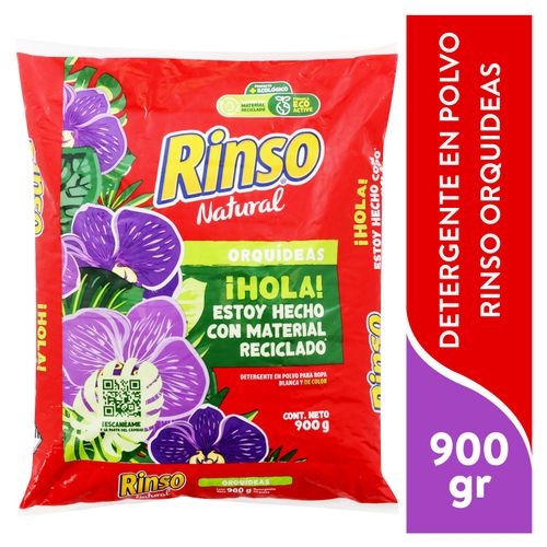 Detergente Rinso Natural Orquídeas -900g