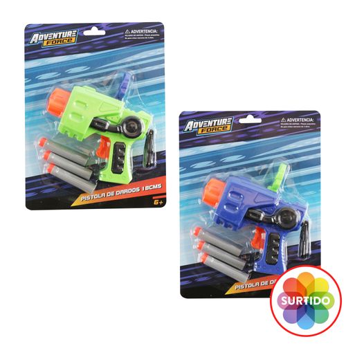 Pistola de juguete Adventure Force, para dardos