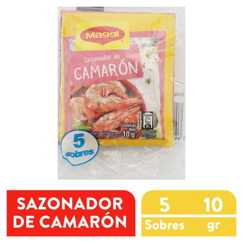 Sazonador Maggi Camaron 5pack 10gr