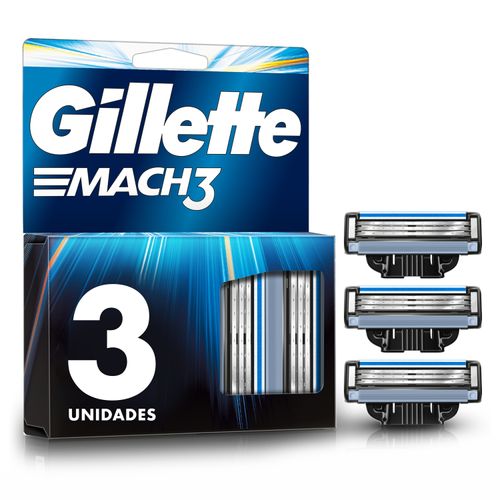 Repuesto para rasuradora Gillette Mach3 - 3 Uds