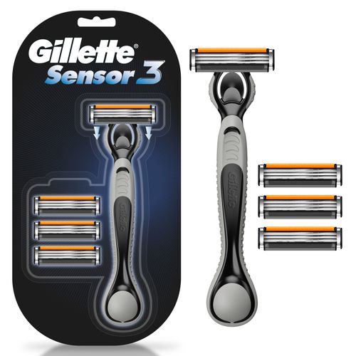 Rasuradora Gillette Sensor3 - 4 Repuestos