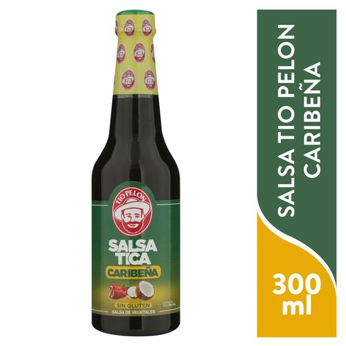 Salsa tica Tío Pelón caribeña sin gluten - 300 g