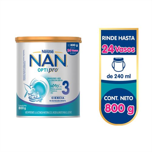 Fórmula Láctea Nan® Optipro® 3 Lata - 800g