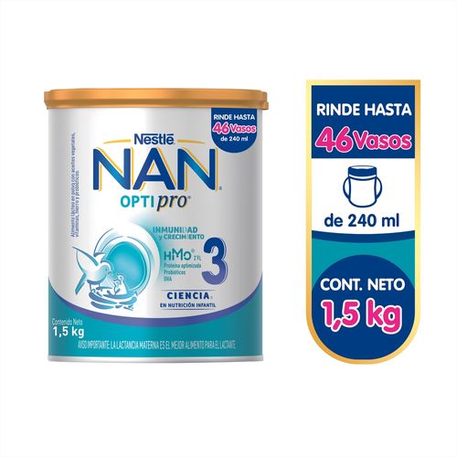 Fórmula Láctea Nan® Optipro® 3 Lata - 1.5Kg