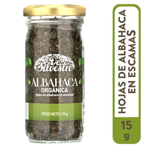 Albahaca De Silvestri deshidratada en frasco - 15 g