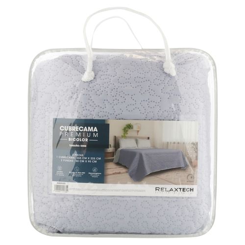 Relaxtech Cubrecama Aquiles King Liso