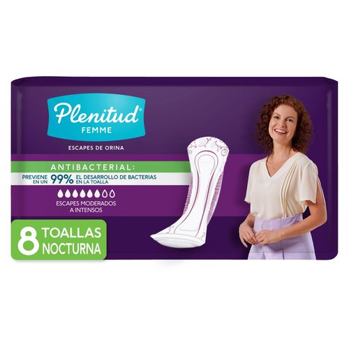 Toallas para Incontinencia Nocturna Plenitud Femme -8 Uds