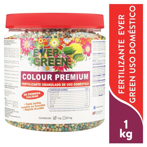 Fertilizante Granulado Ever Green  Colour Premium -1Kg