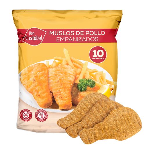 Muslos de Pollo Don Cristóbal Empanizados - 10 uds