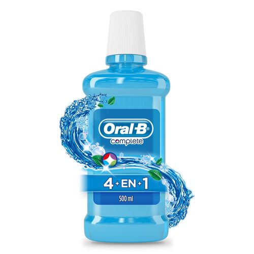 Enjuague Bucal 4en1 Oral-B, Complete -500 ml