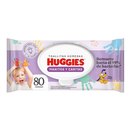 Toallitas Húmedas Huggies Manitos & Carita -80 uds