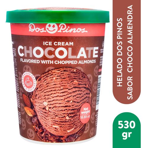 Helado Dos Pinos choco almendras - 530 g