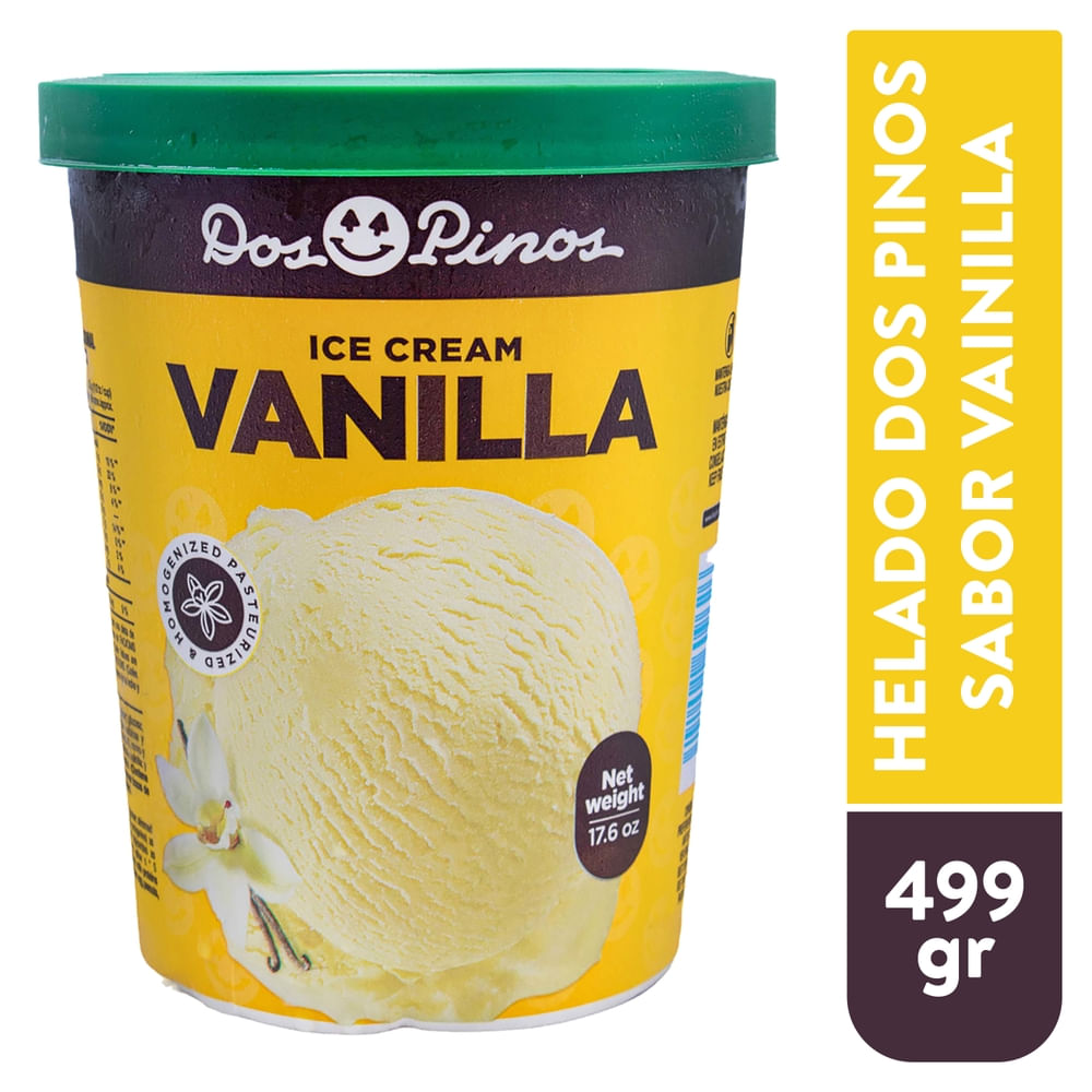 Dos Pinos Helado Vainilla 499 g