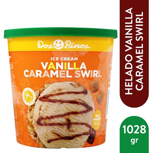 Helado Dos Pinos Sabor Vainilla Caramelo - 1028 g