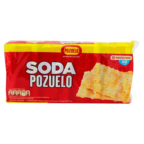 Galleta Pozuelo Soda 8 Unidades - 176 g