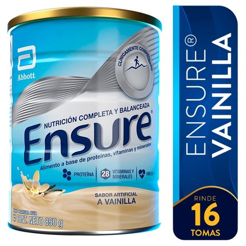 Fórmula Nutricional Ensure® Sabor Vainilla - 850g