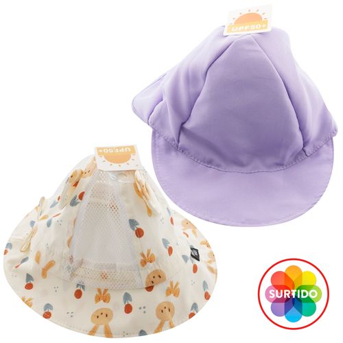 Sombrero Con Proteccion Solar Bebe
